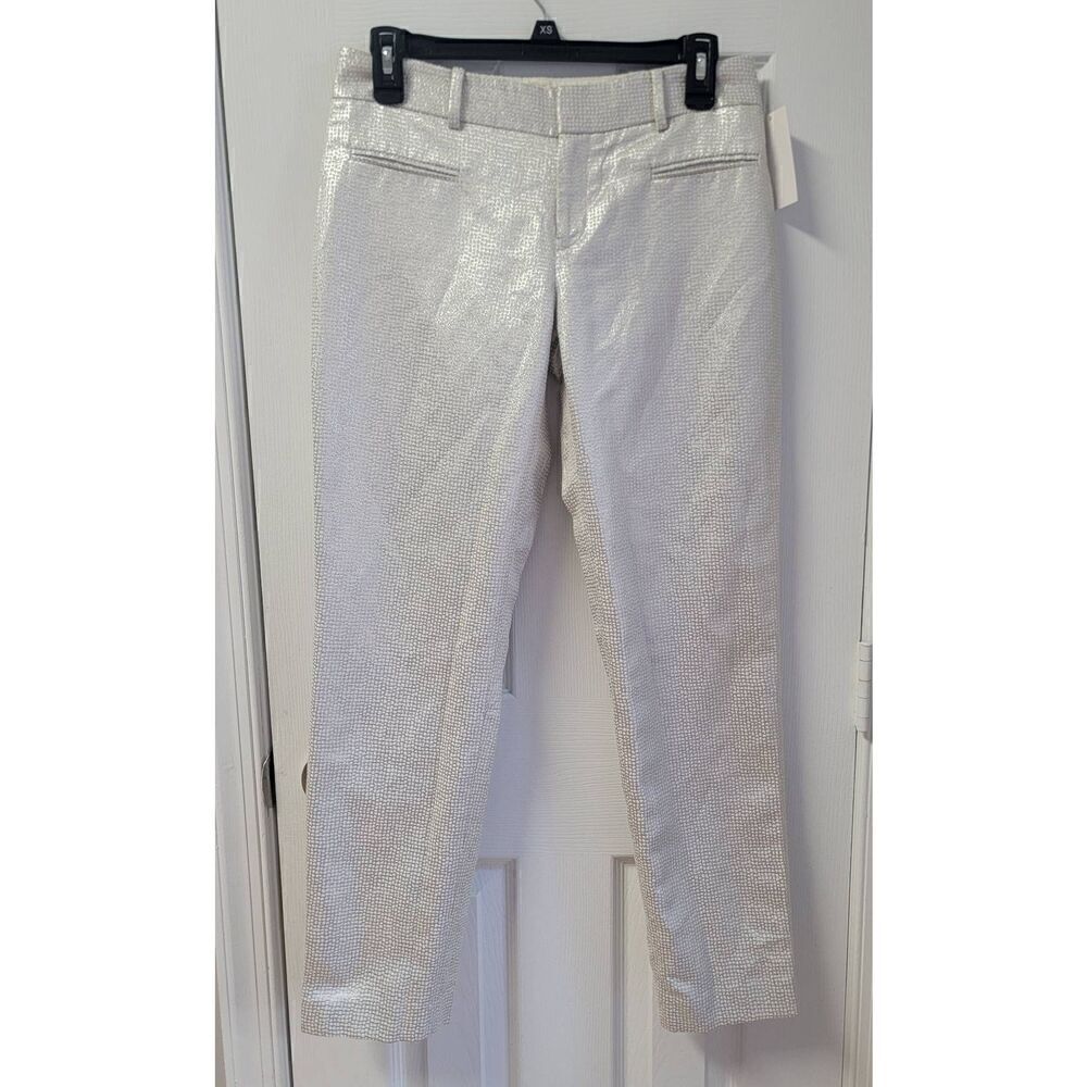 Club Monaco Metallic Ankle Pants 2